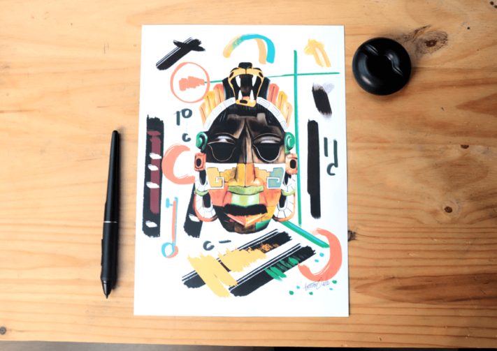 Affiche Masque inca / ÉDITION LIMITÉE – Image 4