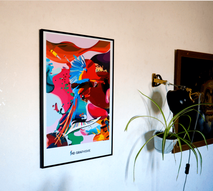Poster Parrot Surrealist HD Graphisme – Image 7